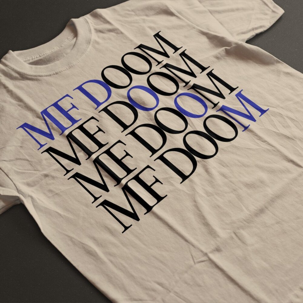 MF DOOM Rap Tee Hip Hop T-Shirt. Natural. S-XL. Mad Villainy Shirt. Fast Ship!